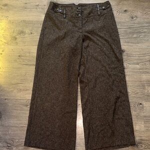 Lane Bryant Vintage Y2K  Brown Wide-Leg Pants